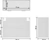 vidaXL Závesná sklenená skrinka Lyon White 80x31x60 cm Náhľad obrázku produktu 8
