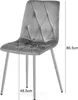 Sedia LIBRA - velluto beige chiaro / gambe color oro x 3 Anteprima dell’immagine prodotto 8