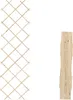 Relaxdays Rankgitter ausziehbar, 3er Set, 180x60 cm, Holz, Produktbild-Vorschau 5