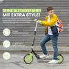 Habib Kickroller mit 205mm XXL Rädern | Klappbar: Grün Produktbild-Vorschau 5