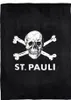 FC St. Pauli Fleecedecke Totenkopf, Offizieller Fanartikel, Produktbild-Vorschau 1