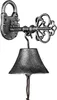 Relaxdays Türglocke Gusseisen, antikes Design, Gartenglocke Produktbild-Vorschau 1
