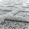 Hochflor Teppich PISA Grau 200 cm Rund Produktbild-Vorschau 6