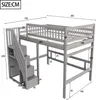 Flieks Etagenbett 140x200cm mit Rausfallschutz, Hochbett Produktbild-Vorschau 7