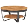 Tavolino 65x65x32 cm in legno massiccio di acacia Anteprima dell’immagine prodotto 8