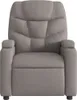 masážne kreslo vidaXL Taupe Fabric Náhľad obrázku produktu 3