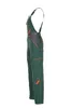 Side view of green overalls with orange and gray accents. Produktbild-Vorschau