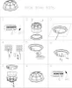 Instructional diagrams for assembling a light fixture. Produktbild-Vorschau