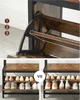 Meuble à chaussures Loft avec étagère et rack brun et noir Voir les images du produit 4