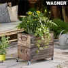 Pflanzenroller Wagner Sun City Stahl Ø 23 cm TK 100 kg grau Produktbild-Vorschau 4