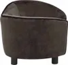 vidaXL Pohovka pro psy hnědá 69x49x40 cm plyšová Náhled obrázku produktu 3