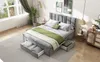 Letto imbottito Merax 140x200cm con 4 cassetti e rete a Anteprima dell’immagine prodotto 9