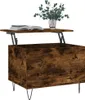 vidaXL Konferenční stolek Smoked Oak 60x44,5x45 cm výrobek Náhled obrázku produktu 3