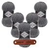 5 x ALIZE Superlana Midi 21 Grey mit Label Produktbild-Vorschau 1