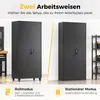 HOMCOM Aktenschrank, Abschließbar, mit Rollen, Produktbild-Vorschau 5
