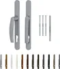 Drückergarnitur DHS 92mm - Oval - Flachgriff Produktbild-Vorschau