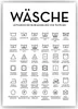 Wäsche Poster Waschraum Wandbild Hauswirtschaftsraum Produktbild-Vorschau 1