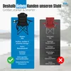 LINUMA® Luxus Faltstuhl SCHWARZ Campingstuhl Anglerstuhl Produktbild-Vorschau 5