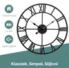 HSXL - Große industrielle Wanduhr aus Metall - 60 cm - Produktbild-Vorschau 4