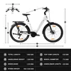27.5Zoll 20AH E-bike Elektrofahrrad LCD 75NM 9-GANG Produktbild-Vorschau 6