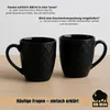 BigDean 6 Stück Kaffeetassen 400ml schwarz matt Produktbild-Vorschau 10
