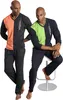 LE JOGGER Pyjama 4 -teilig grün, orange Größe 48/50 Produktbild-Vorschau 1