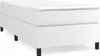 vidaXL Boxspringbettgestell Weiß 90x200 cm Kunstleder Produktbild-Vorschau 1