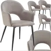tectake® Armlehnstuhl Sachel in Samtoptik, gepolstert 57 x Produktbild-Vorschau 10