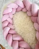 Bettschlange 4-strängig geflochten Velours 400 cm – Rosa | Produktbild-Vorschau 2
