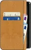 A book-style phone case with card slots and money inserted. Produktbild-Vorschau