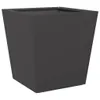 vidaXL Pflanzkübel 2 Stk. Schwarz 40x40x40 cm Stahl Produktbild-Vorschau 5