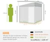 Metall Gerätehaus 2,81m² 154x206,5x181 cm Geräteschuppen Produktbild-Vorschau 3