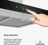 Klarstein CurveVent digestor– nástenný digestor 60 cm, Náhľad obrázku produktu 5