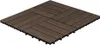 WPC 11 x Holzfliesen á 30 x 30 x 22 cm, Farbe Dunkelbraun Produktbild-Vorschau 6