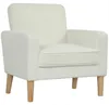 Fauteuil de salon Fauteuil rembourré capitonné avec Voir les images du produit 1