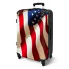 NoBoringSuitcases.com® Großer Koffer - Amerikanische Flagge Produktbild-Vorschau 2