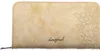 Damen-Geldbörse Beige mit Stickerei - 5 Fächer & Produktbild-Vorschau 1