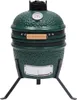 vidaXL Gril Kamado 2 v 1 Smoker Ceramic 56 cm Green Náhľad obrázku produktu 2