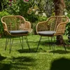 Gartenstuhl PARAMO im 2er Set - Korbstuhl aus Polyrattan, Produktbild-Vorschau 11