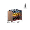 Weinregal PINOTWINE C | HxBxT 36x44x26,5cm | 12 Flaschen | Produktbild-Vorschau 2