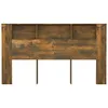 vidaXL Kopfteil mit Ablagen Räuchereiche 180x18,5x104,5 cm Produktbild-Vorschau 11