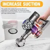 A hand holding a vacuum cleaner with text overlay. Produktbild-Vorschau