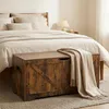 Relaxdays Sitzbank mit Stauraum, Deckel, HxBxT: 46 x 100 x Produktbild-Vorschau 5