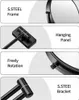 8" velké kosmetické zrcadlo pro montáž na stěnu se Náhled obrázku produktu 3