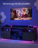 VASAGLE TV-Schrank mit LED-Beleuchtung, Fernsehtisch, Produktbild-Vorschau 8