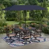 PHIVILLA Garten Sonnenschirme 380mm×200 mm Balkonschirm Produktbild-Vorschau 1