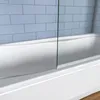 Duschspa 90x140cm 2-teilig Faltwand Weiß Badewannenaufsatz Produktbild-Vorschau 6