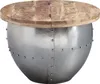 WOHNLING Couchtisch Mango Massivholz / Metall 60x43x60 cm Produktbild-Vorschau 6