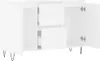 vidaXL Credenza bianca 101,5x35x70 cm Materiale a base di Anteprima dell’immagine prodotto 6
