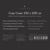 Feluna XXL Kuscheldecke 220x200 cm Schwarz – Flauschige Produktbild-Vorschau 8